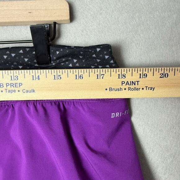 Nike Running Purple Athletic Shorts Elastic Waistband Jogging Workout Gym Size L - Picture 10 of 14